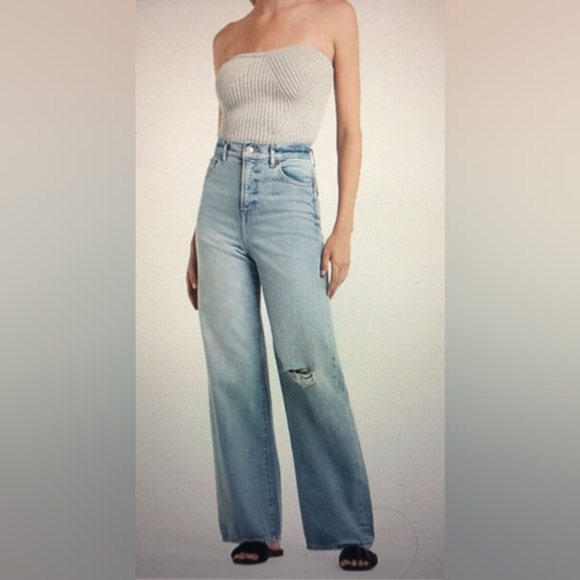 Express 90s Wide Leg Jeans - Picture 6 of 6